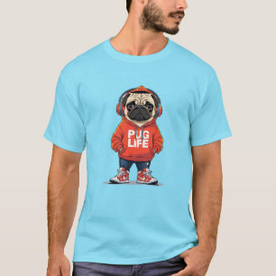 "Mops Life: The Street Style Pup" T-Shirt