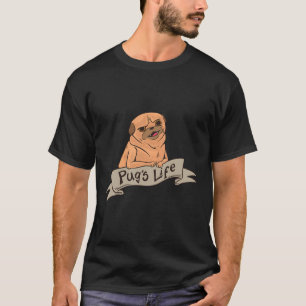 Mops Live Funny Niedlich Dog T-Shirt