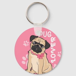 Mops Lover Schlüsselanhänger