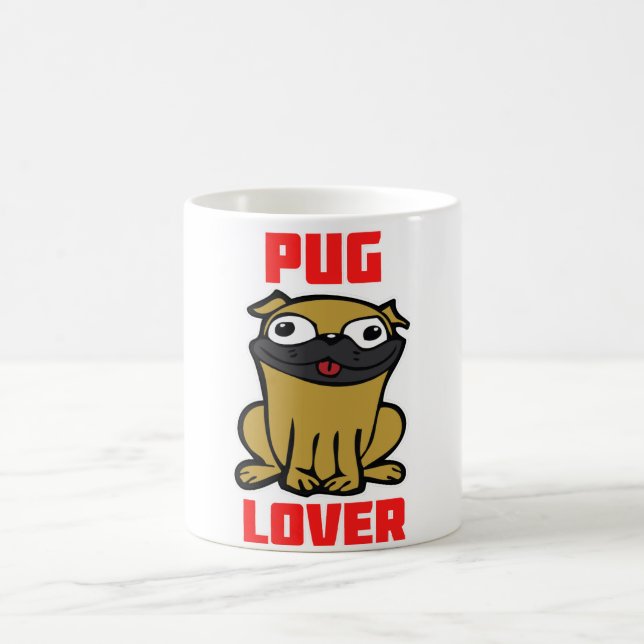 Mops Lover Tasse (Mittel)