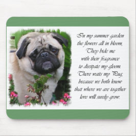 Mops Lovers Art Mousepad