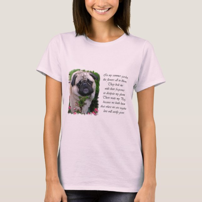 Mops Lovers Art T-Shirt (Vorderseite)