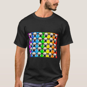 Mops lustige Gesichtsmaske Möpse Hund s T-Shirt