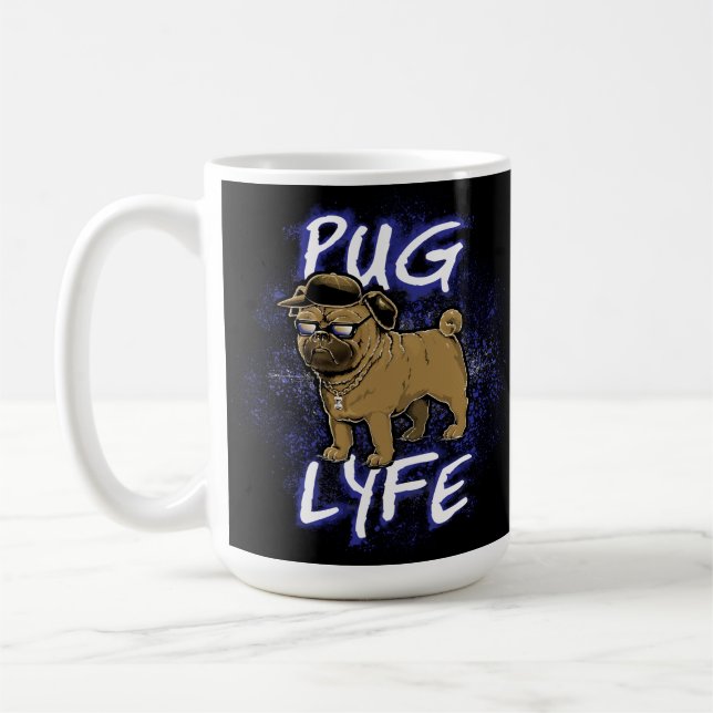 Mops Lyfe Tasse (Links)