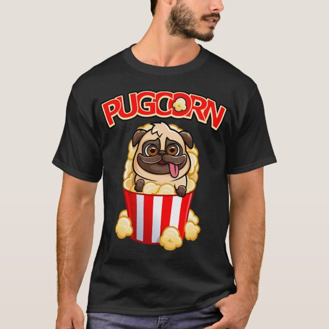 Mops Mais T-Shirt (Vorderseite)