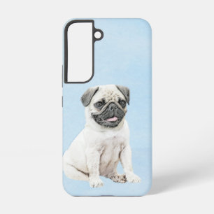 Mops Malerei - Niedliche Original Hunde Kunst Samsung Galaxy Hülle