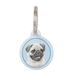 Mops-Malerei - Süße originelle Hundekunst Haustiermarke