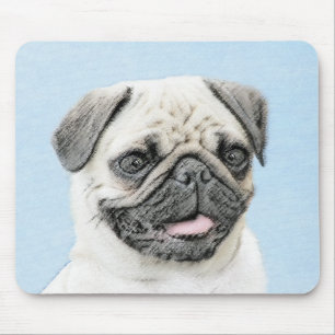 Mops-Malerei - Süße originelle Hundekunst Mousepad