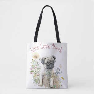 Mops-Mama Blumen