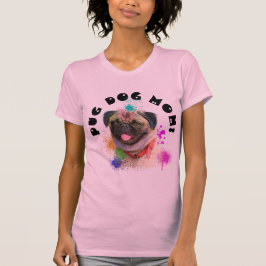 Mops Mama Hund Beste Hundemutter je T-Shirt