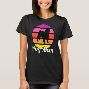 Mops Mama I Retro Mops T-Shirt