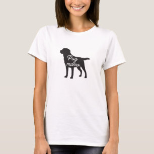 Mops-Mama, Mops, Mama, Mops-Mama, Mops-Mutter, Mop T-Shirt