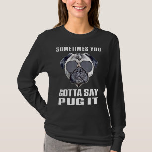 Mops Mama Möpsen Mops Mops Mops Mops Mops Vater T-Shirt