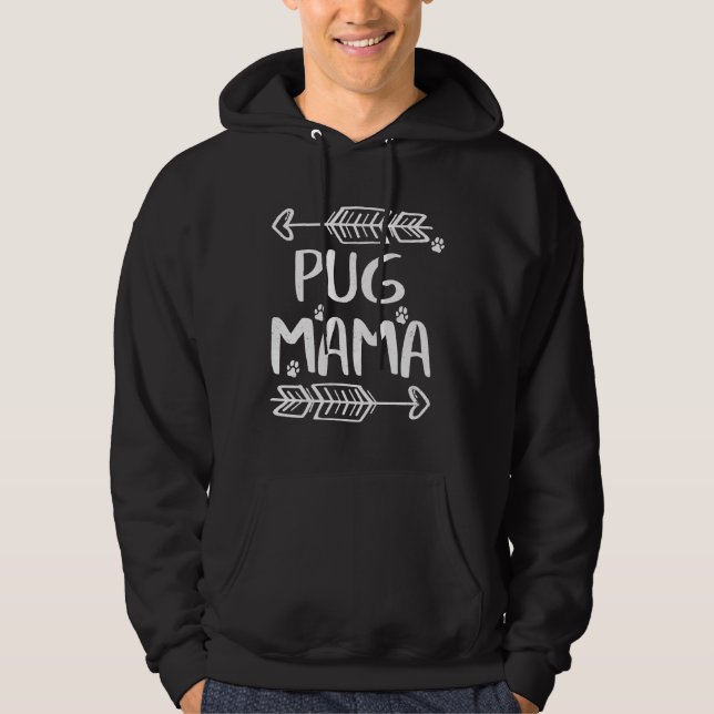 Mops Mama Shirt Puggle Mama Beagle Lover Eigentüme (Vorderseite)