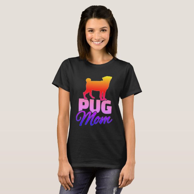 Mops Mama T-Shirt (Vorne ganz)