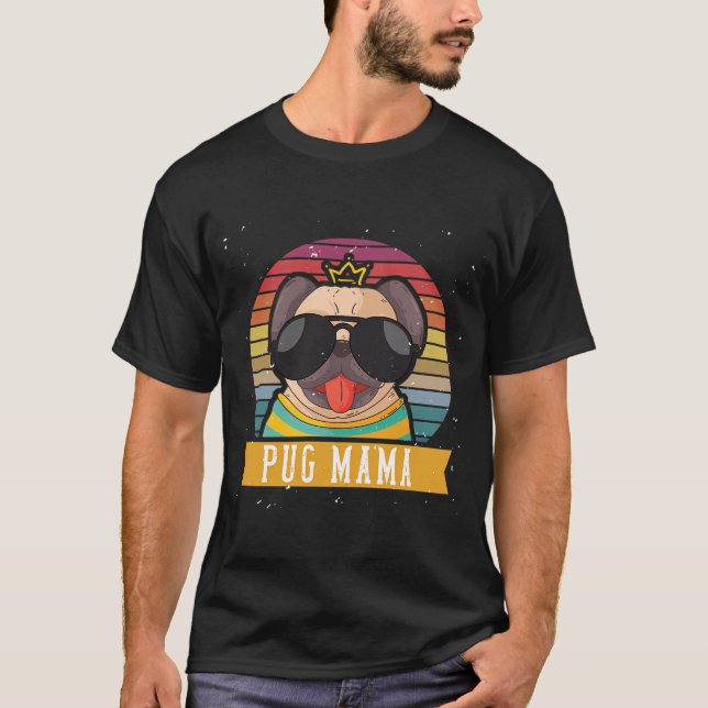 Mops-Mama T-Shirt (Vorderseite)