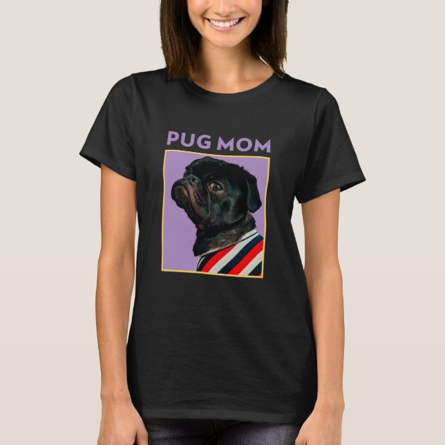 Mops Mama T-Shirt (Vorderseite)