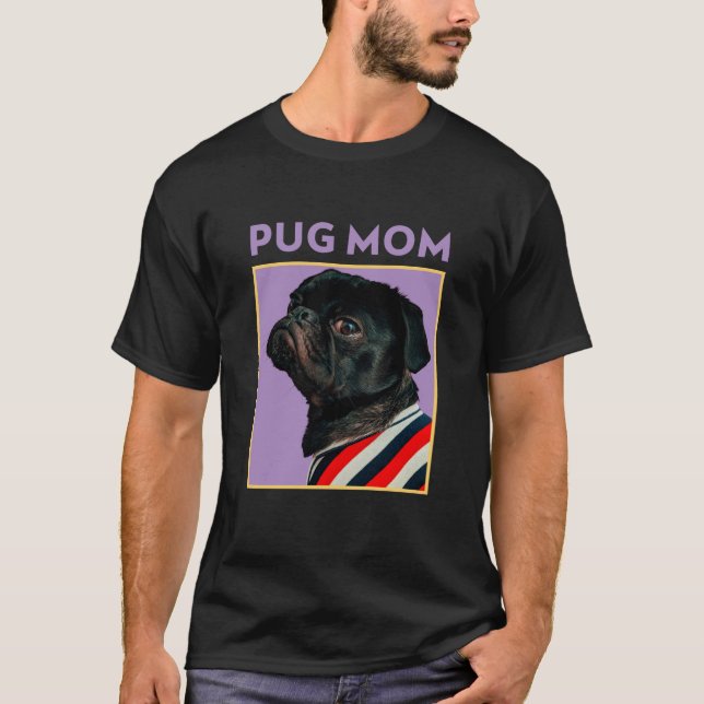 Mops Mama T-Shirt (Vorderseite)