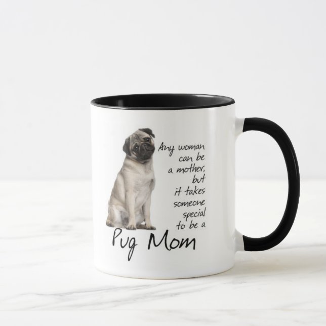 Mops-Mama-Tasse Tasse (Rechts)
