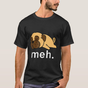 Mops Meh Dog Internet Meme Tiergeschenke Frauen Ki T-Shirt