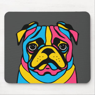 Mops mit 3 Tönen Mousepad