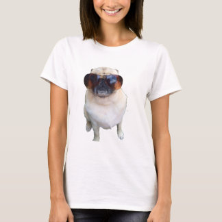 Mops mit Sonnenbrillen T-Shirt