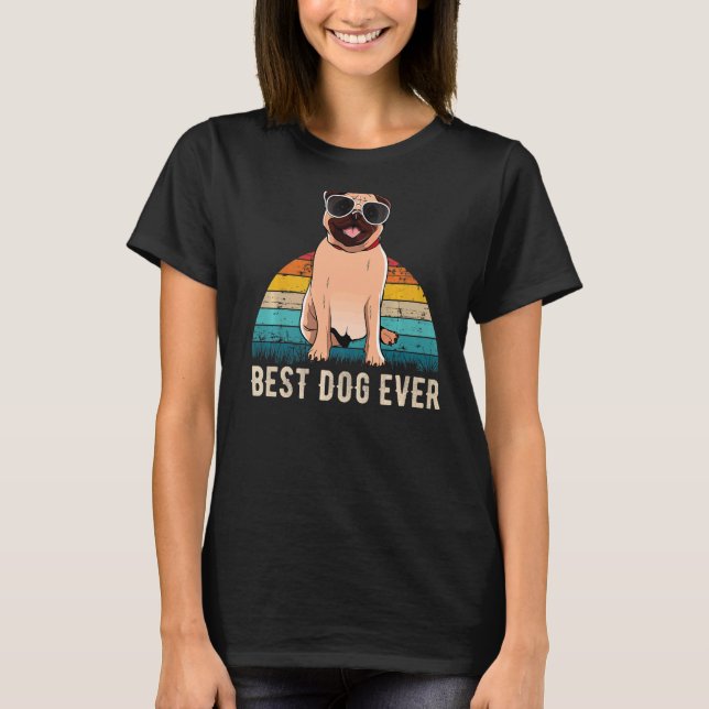 Mops Mops Carlin Dog Rasse 11 T-Shirt (Vorderseite)