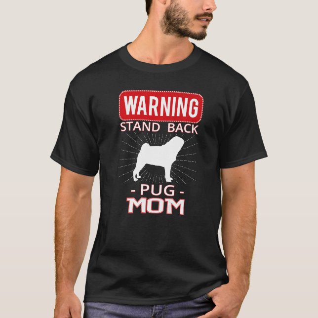 Mops Mops Carlin Dog Rasse 1 T-Shirt (Vorderseite)