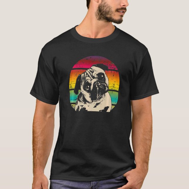 Mops Mops Carlin Dog Rasse 21 T-Shirt (Vorderseite)