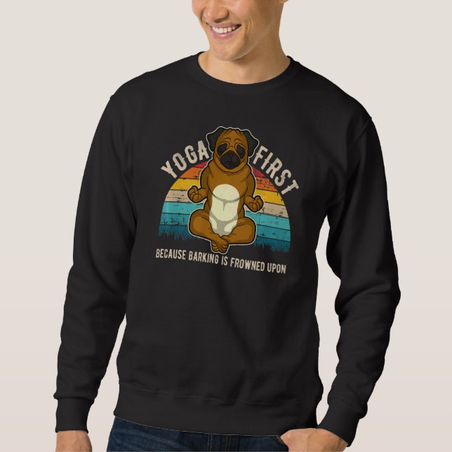 Mops Mops Carlin Dog Rasse 36 Sweatshirt (Vorderseite)