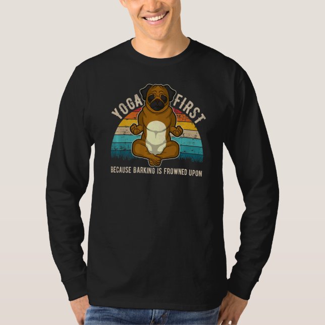 Mops Mops Carlin Dog Rasse 36 T-Shirt (Vorderseite)
