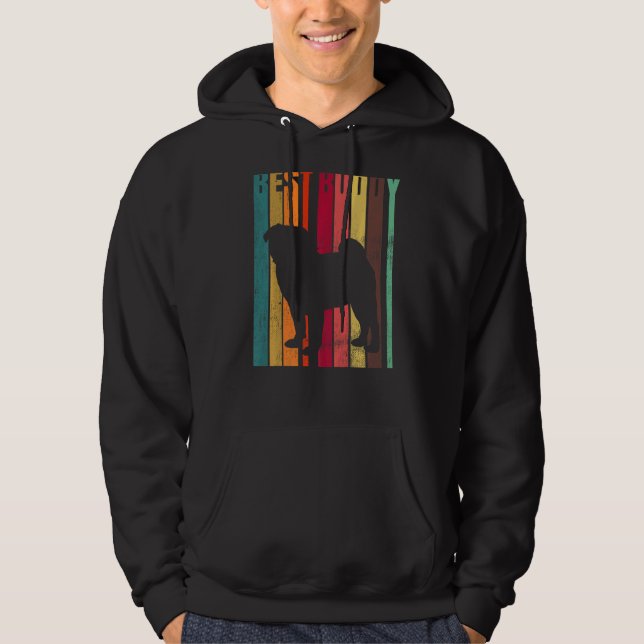 Mops Mops Carlin Dog Rasse 4 Hoodie (Vorderseite)