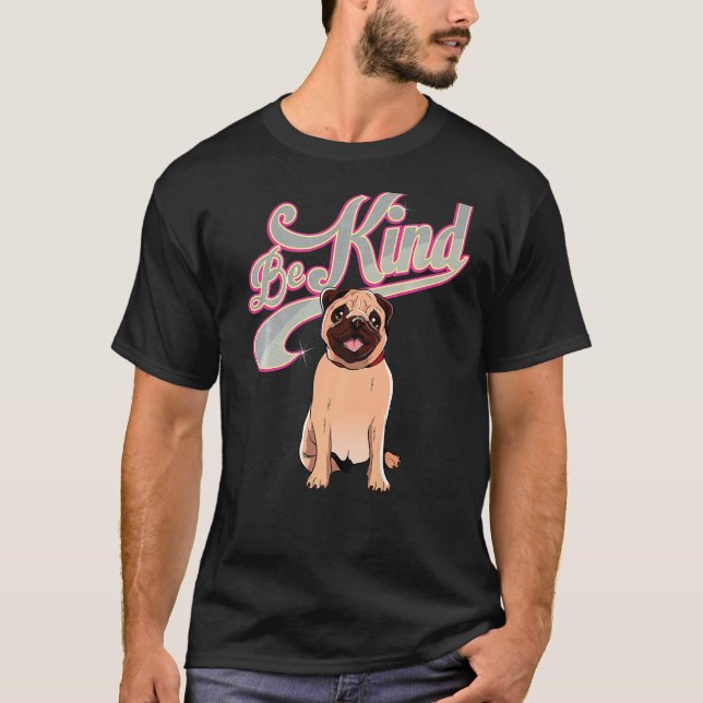 Mops Mops Carlin Dog Rasse 8 T-Shirt (Vorderseite)