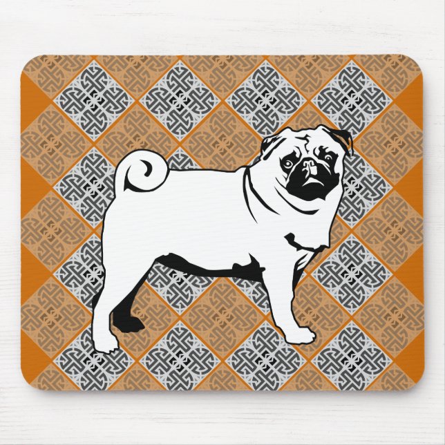 Mops Mops Mousepad (Vorne)