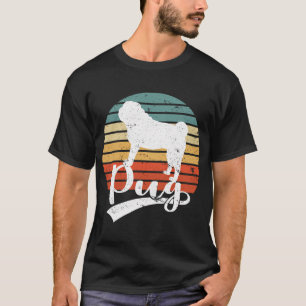 Mops Mops Retro Hunde Liebhaber Geschenk T-Shirt