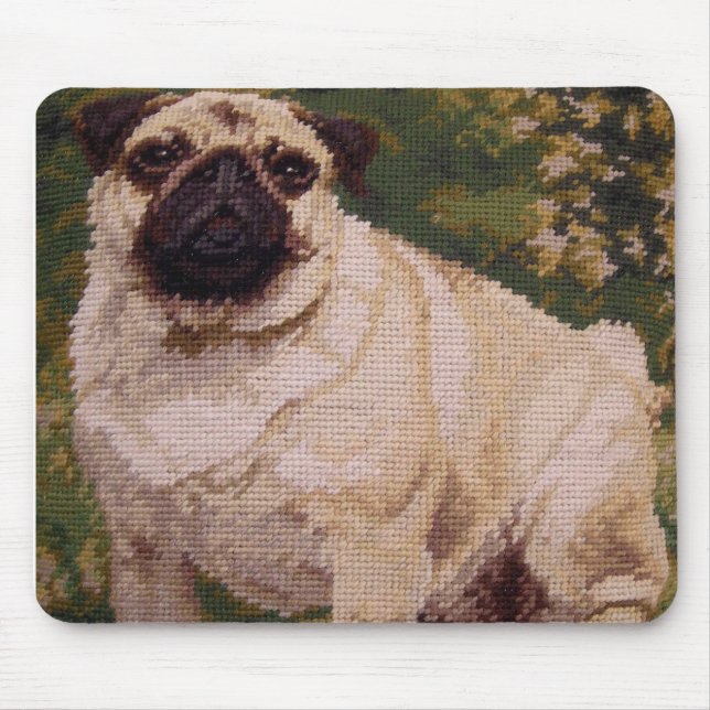 Mops Mouse Pad Mousepad (Vorne)