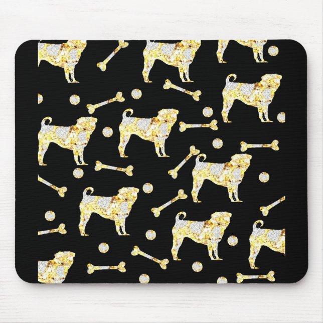 Mops Mousepad (Vorne)