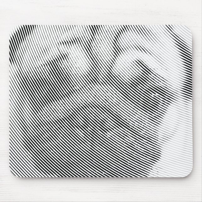 Mops Mousepad (Vorne)