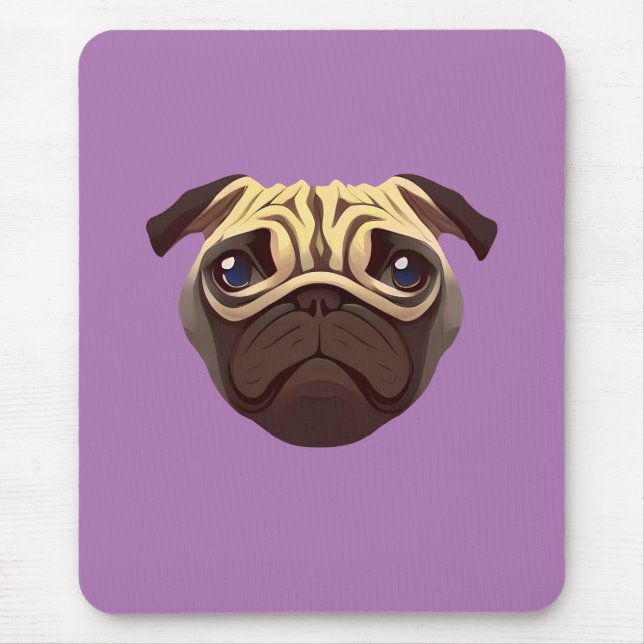 Mops Mousepad (Vorne)