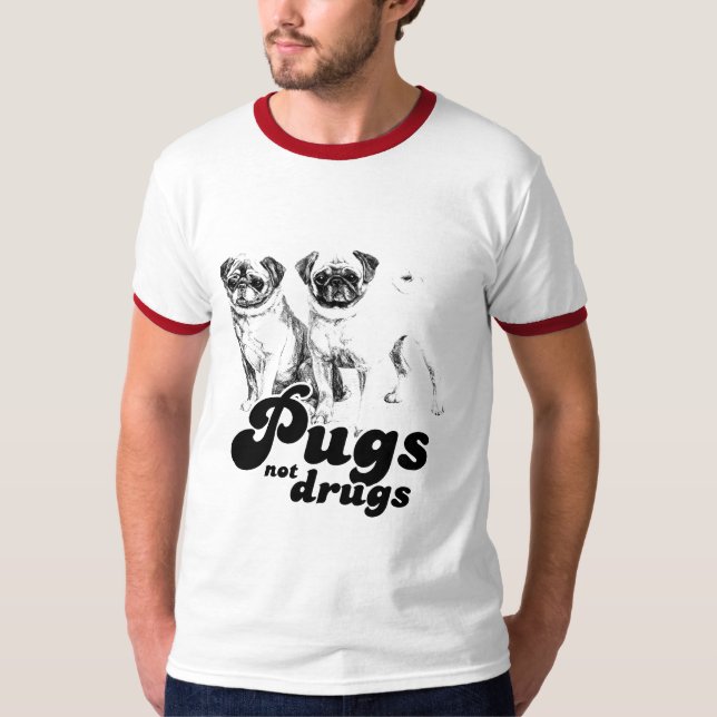 MOPS-NICHT DROGEN T - Shirt (Vorderseite)