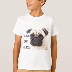Mops-nicht Drogen T-Shirt