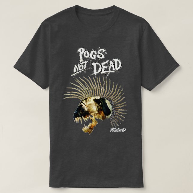 Mops nicht tot T-Shirt (Design vorne)