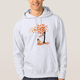 Mops Owl and Fall Mops Eigentümer Funny Mops Herbs Hoodie