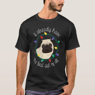Mops Pajama Top Christmas Dog Lover für Frauen