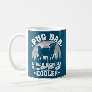 Mops-Papa wie ein normaler Papa Lustiger Mops-Hund Kaffeetasse