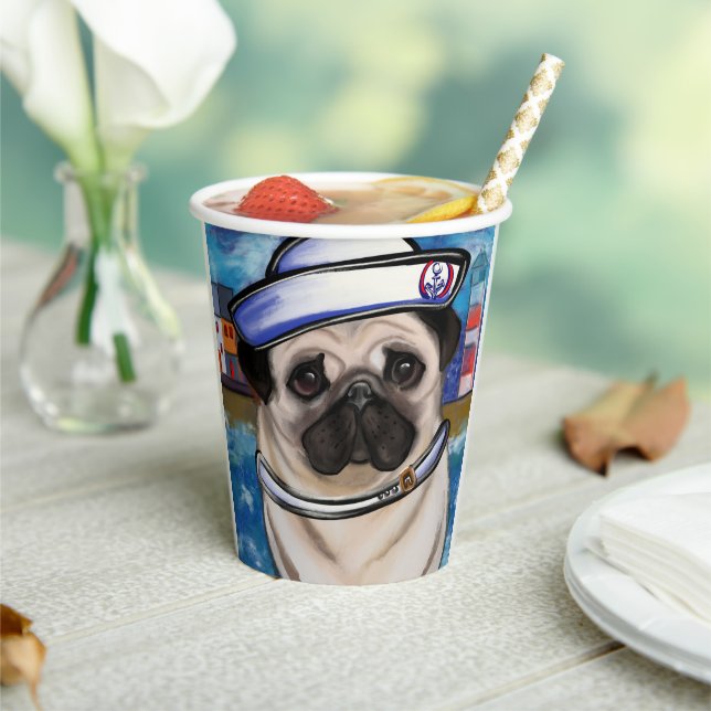 Mops Pappbecher (In Situ)