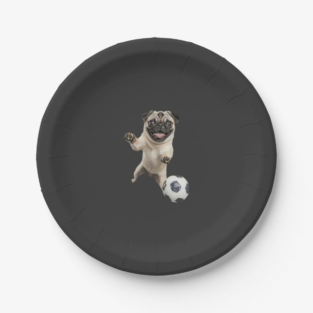 Mops   pappteller (Vorderseite)