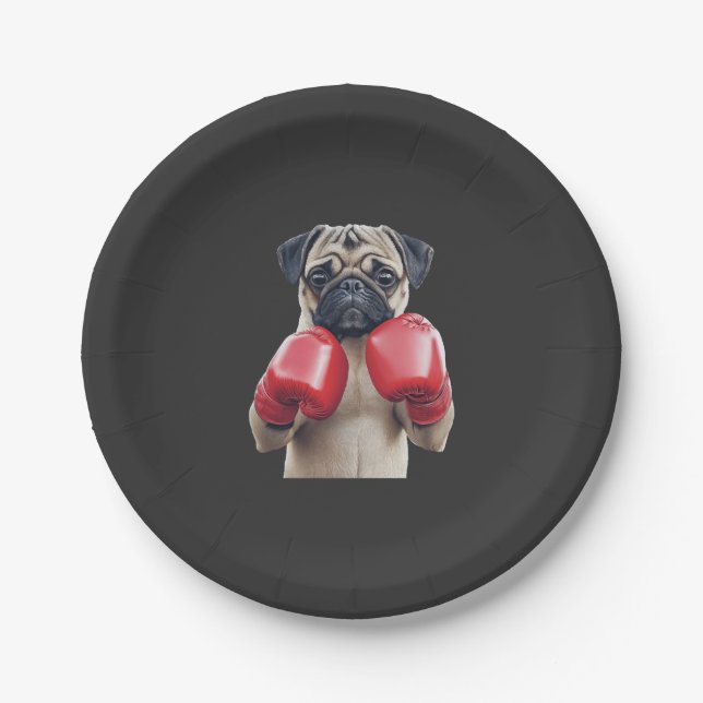 Mops    pappteller (Vorderseite)