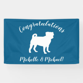 Mops Party Blue Theme Celebration Banner