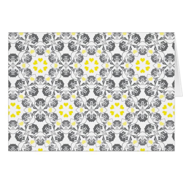 Mops Pattern roter Blu (Vorderseite (Horizontal))